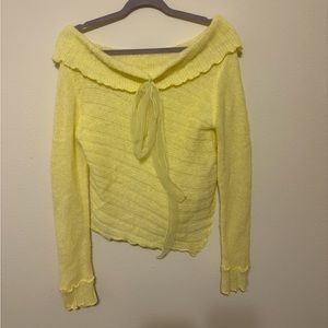 Kimchi Blue off the Shoulder Sweater